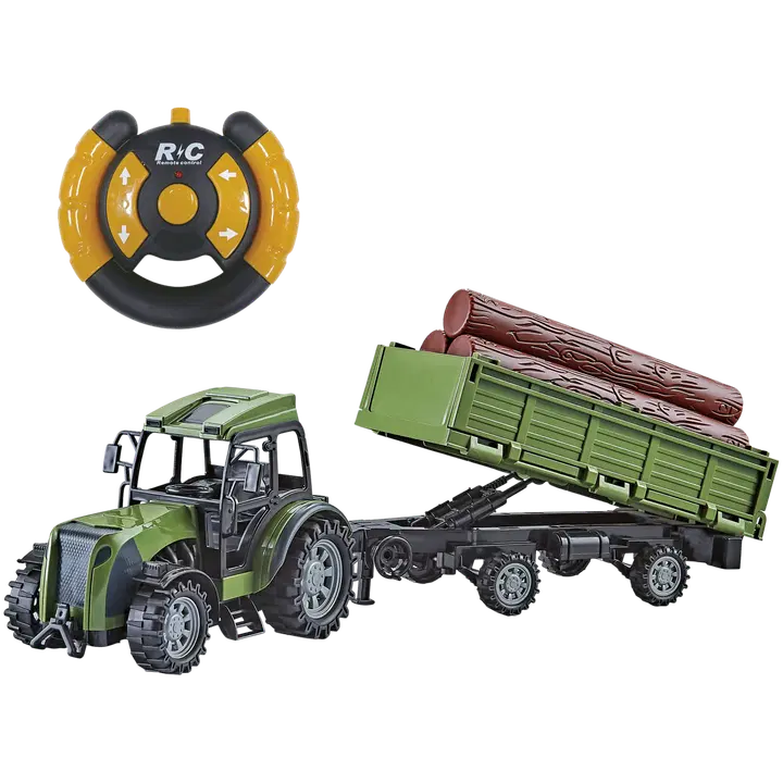 Traktor ja metsaveohaagis rc