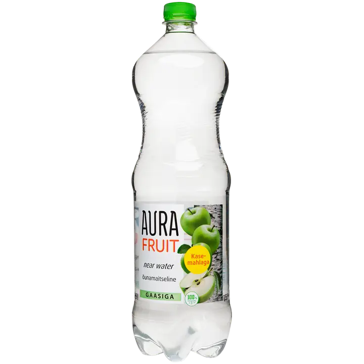 Aura Fruit kasemahlaga õunamaitseline vesi 1,5L
