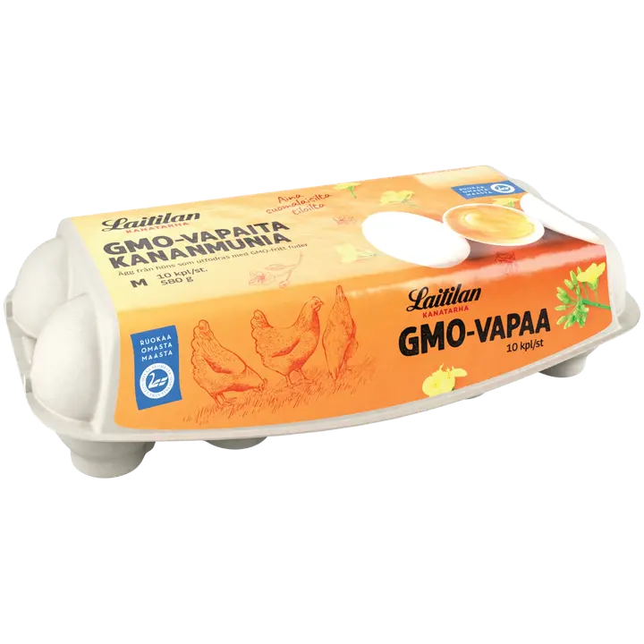 Laitilan Kanatarha GMO-vapaa kananmuna M10