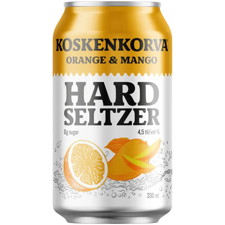 Koskenkorva Hard Seltzer Orange Mango 4,5% 33cl CAN
