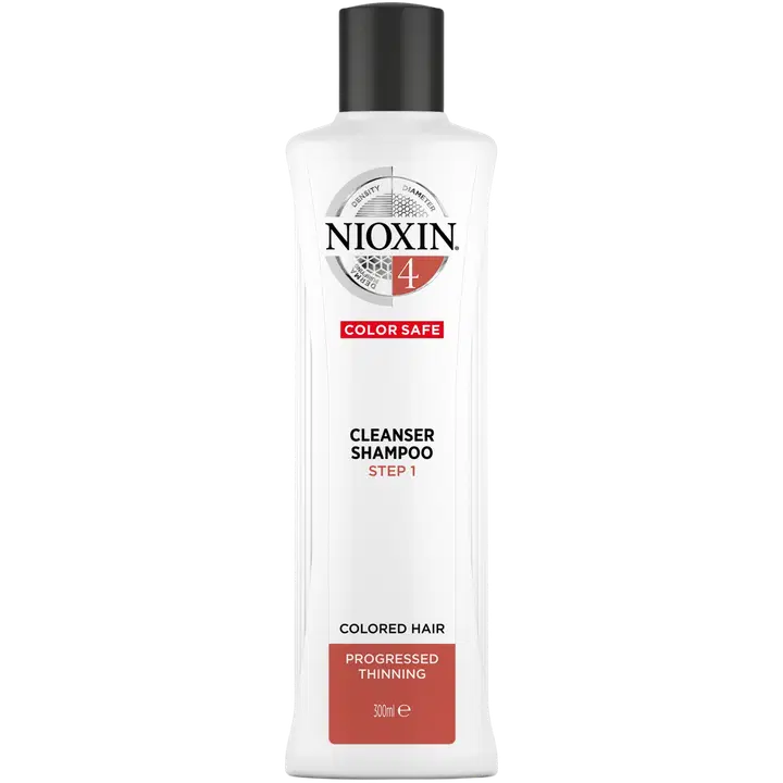 NIOXIN 4 Color Safe Cleanser Shampoo Progressed Thinning 300 ml