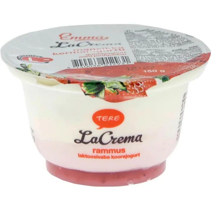 La Crema kermajogurtti mansikka 150 g
