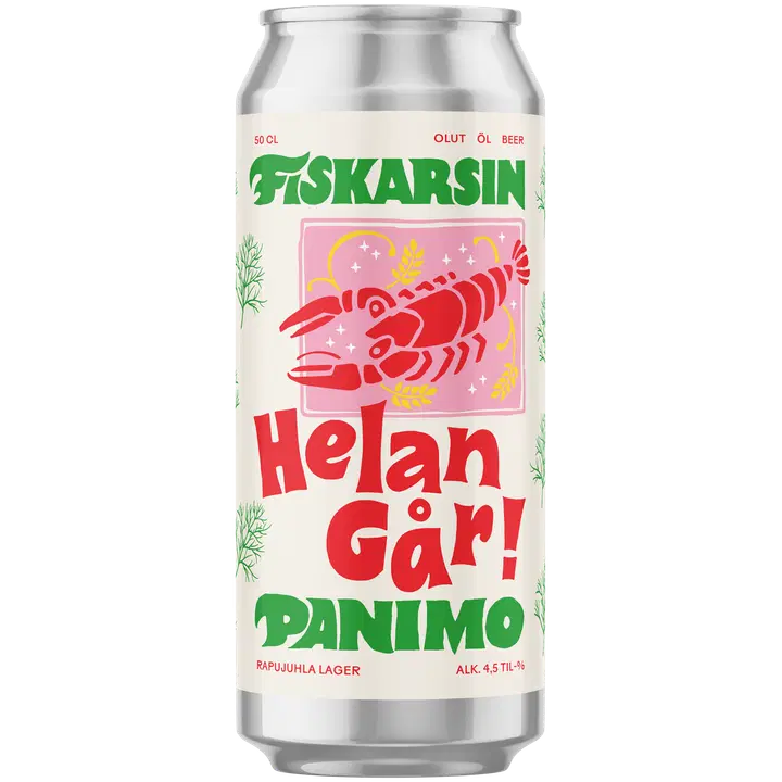Fiskarsin Panimo Helan Går Kräftskiva Lager 4,5% 0,5L