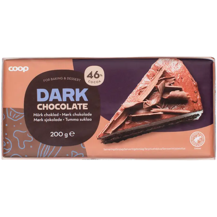 Coop tume shokolaad küpset. 200g