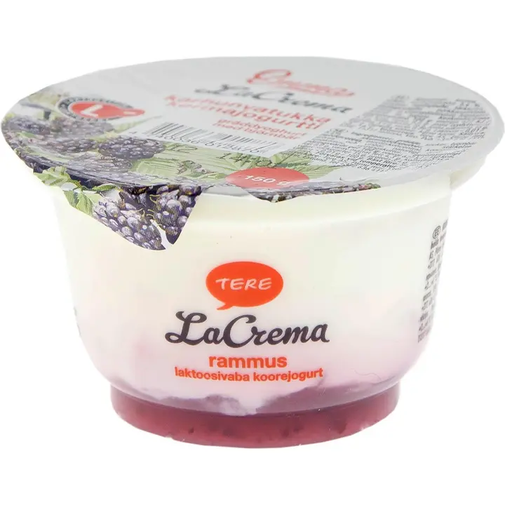 La Crema kermajogurtti karhunvatukka 150 g