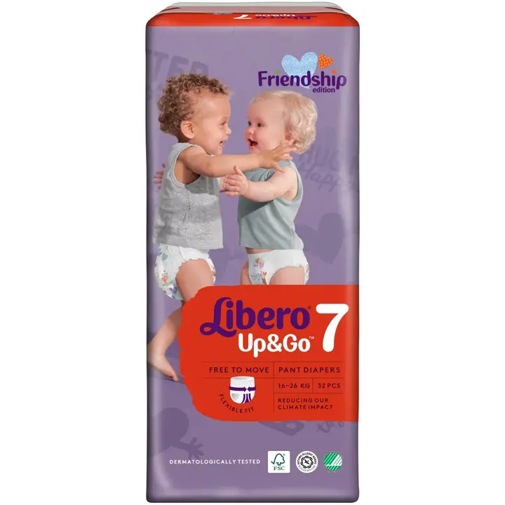 Libero Up&Go housuvaippa koko 7, 16-26 kg, 32 kpl