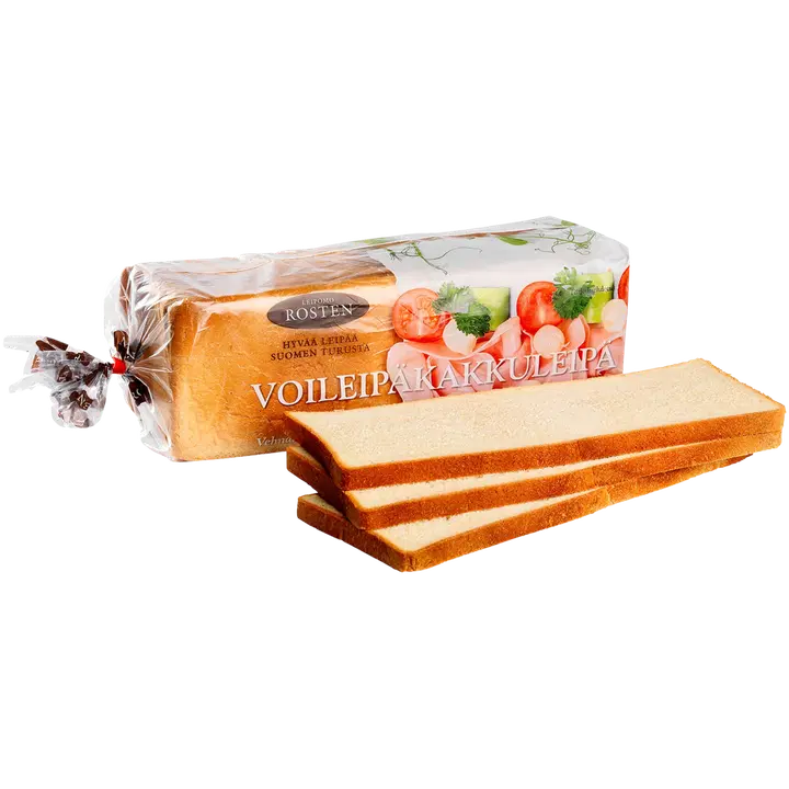 Leipomo Rosten vaalea voileipäkakkuleipä 720 g