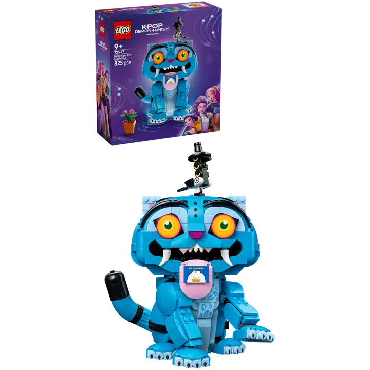 LEGO® KPop Demon Hunters 72537 Derpy-tiikeri ja Sussie-lintu