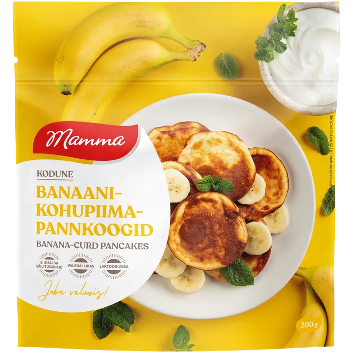Mamma Banaani-Kohupiimapannkook 200G
