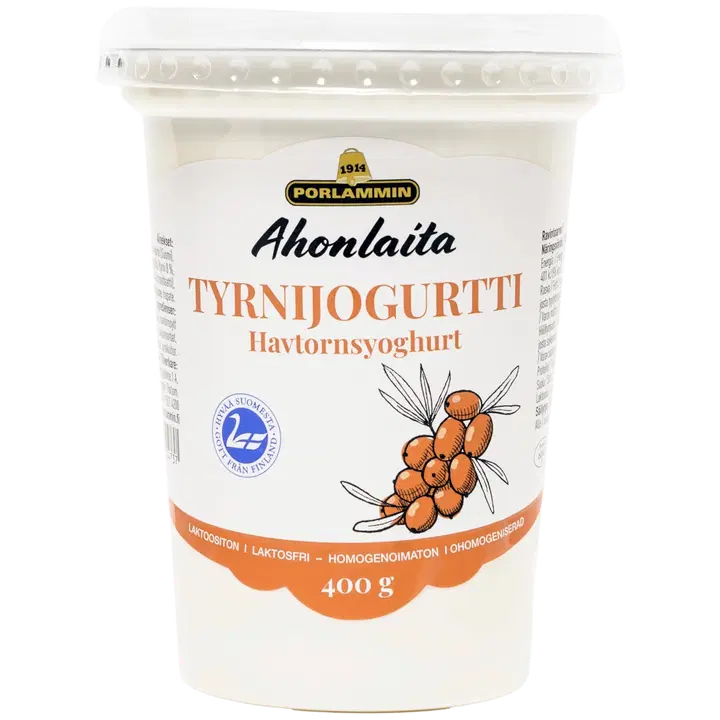 Porlammin Ahonlaita Tyrnijogurtti 400g