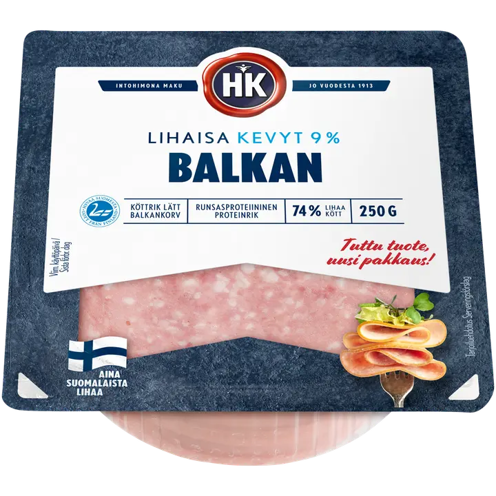HK Lihaisa kevyt balkan 9% 250 g