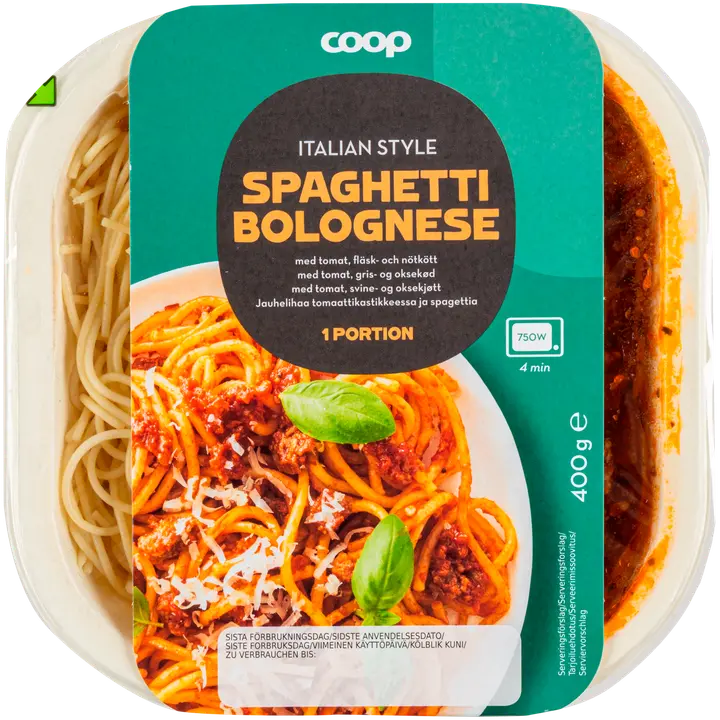 Coop Spaghetti Bolognese 400 g