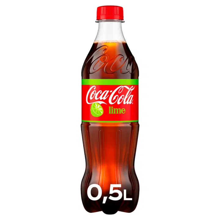 Coca-Cola Original Taste Lime virvoitusjuoma muovipullo 0,5 L