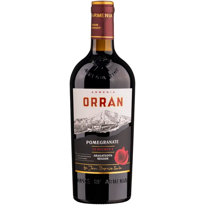 Orran Pomegranate Medium Sweet puuvilja- ja marjavein 12%vol 750 ml