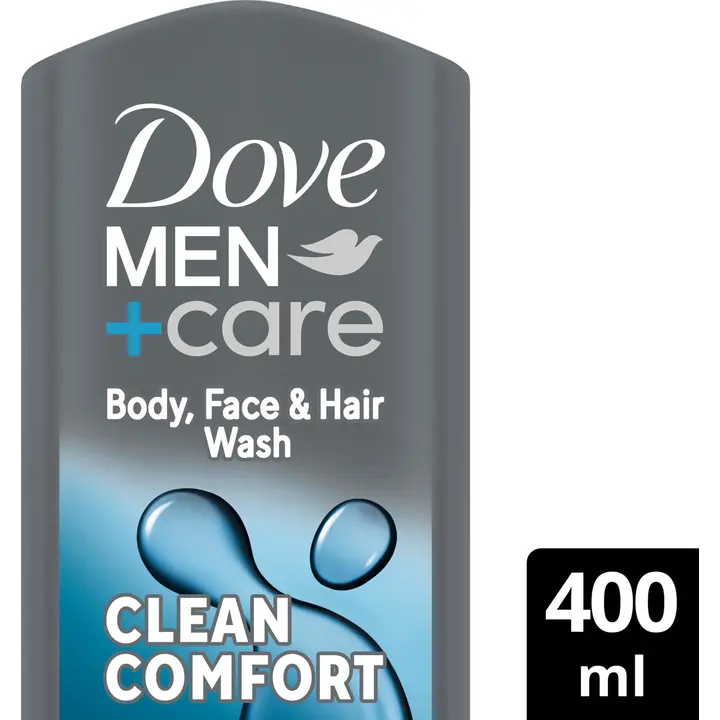 Dove Men+Care Care By Nature Clean Comfort Suihkusaippua Miehille 400 ml
