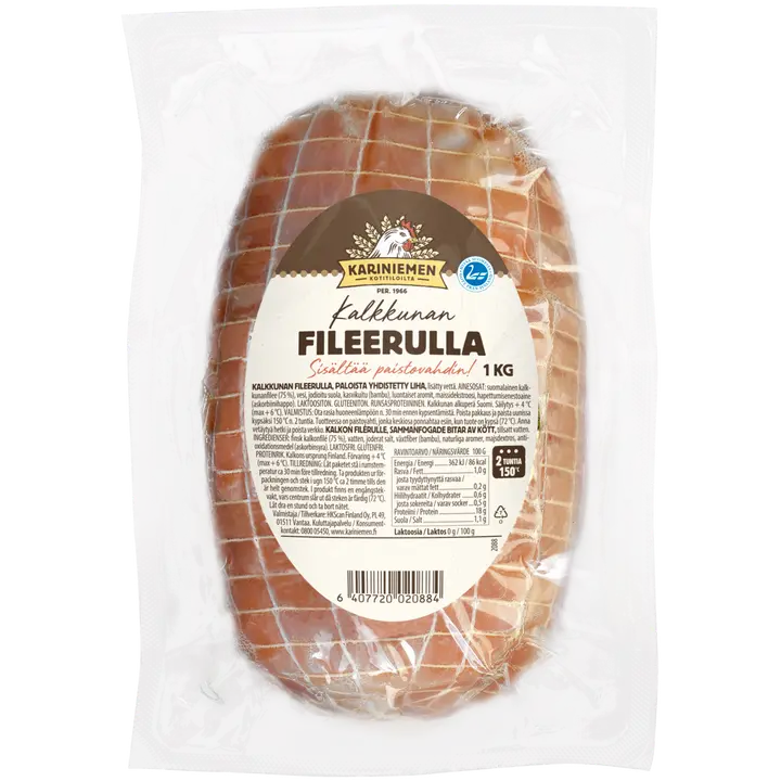 Kariniemen Kalkkunan fileerulla perinteinen 1 kg