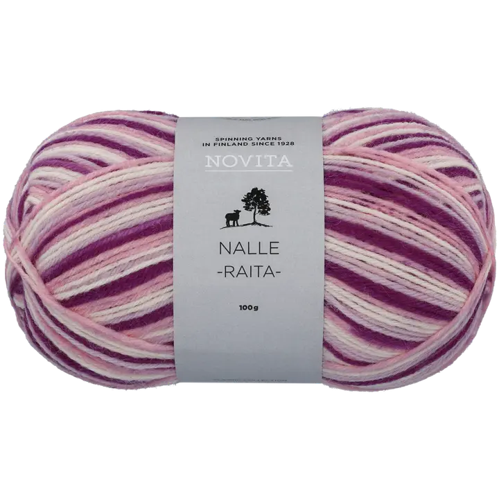 Novita lanka Nalle Raita 100 g keiju 8191