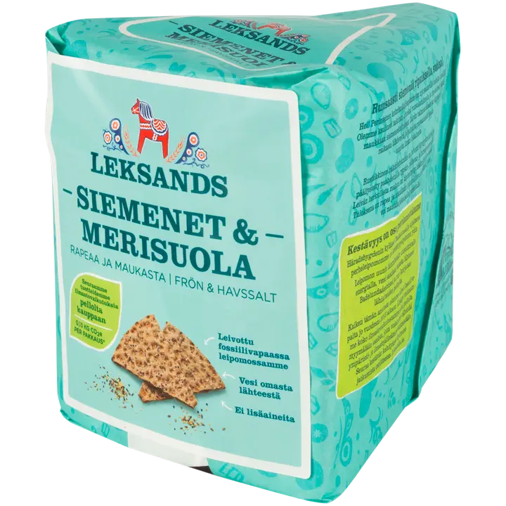 Leksands 200g Siemenet & Merisuola näkkileipä