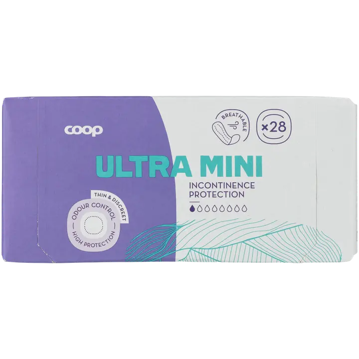 Coop inkontinenssisuoja ultra mini 28 kpl