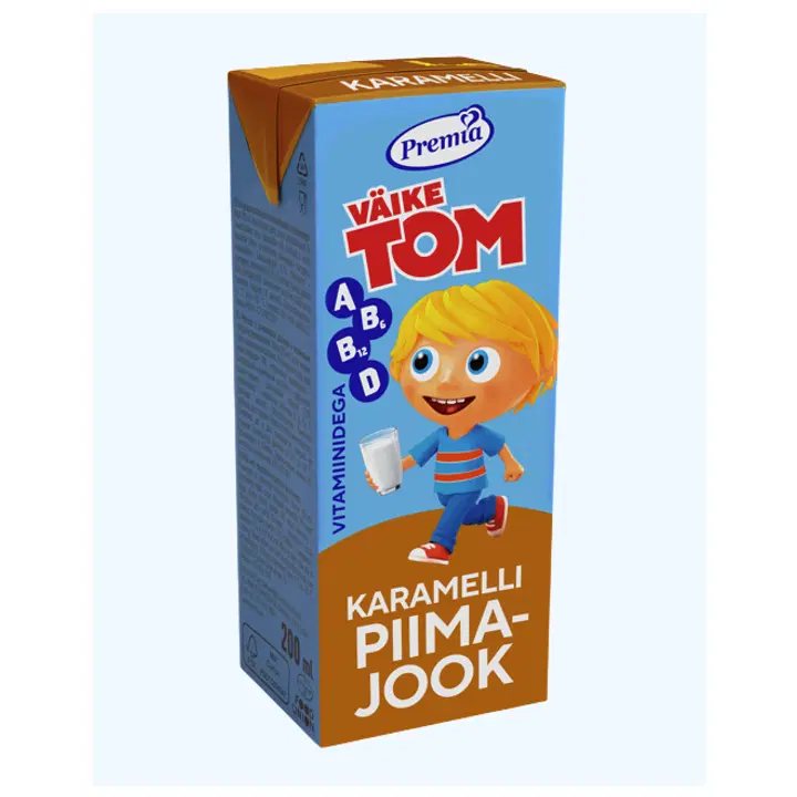 Väike Tom kõrgkuumutatud piimajook karamelli ja vitamiinidega, 200 ml
