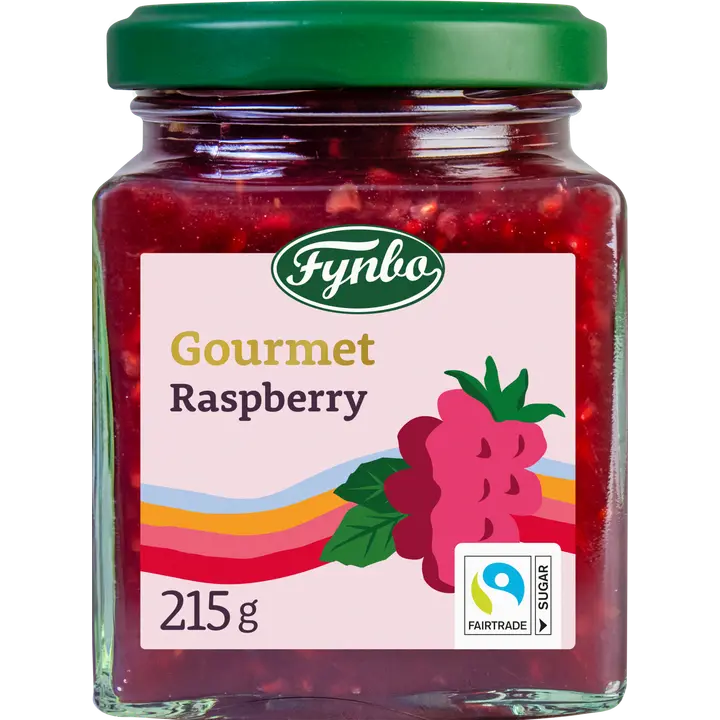 Fynbo Gourmet vadelmahillo 215g