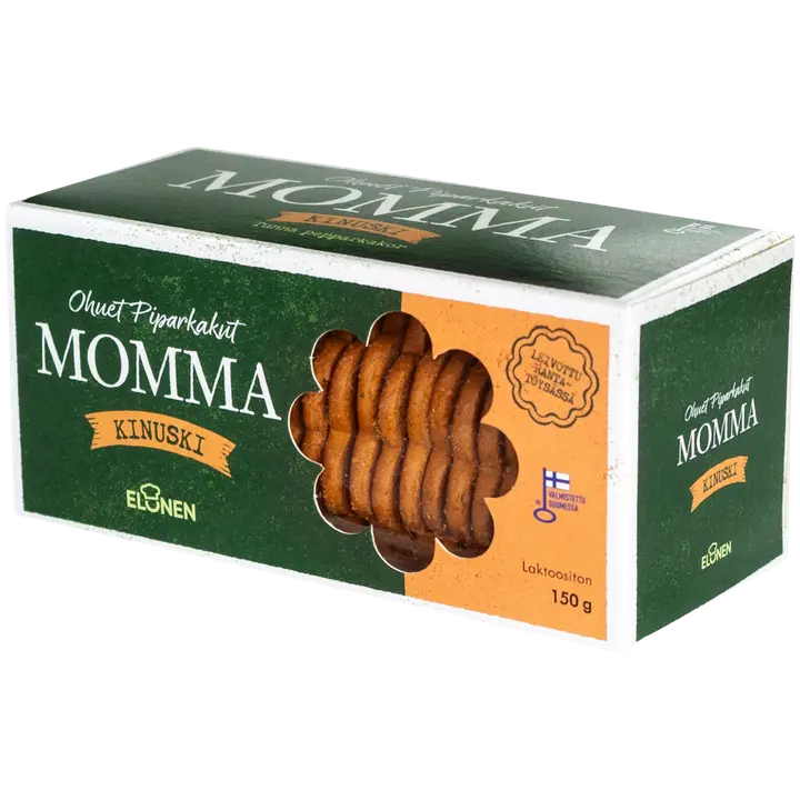 Momma ohuet piparkakut kinuski 150g