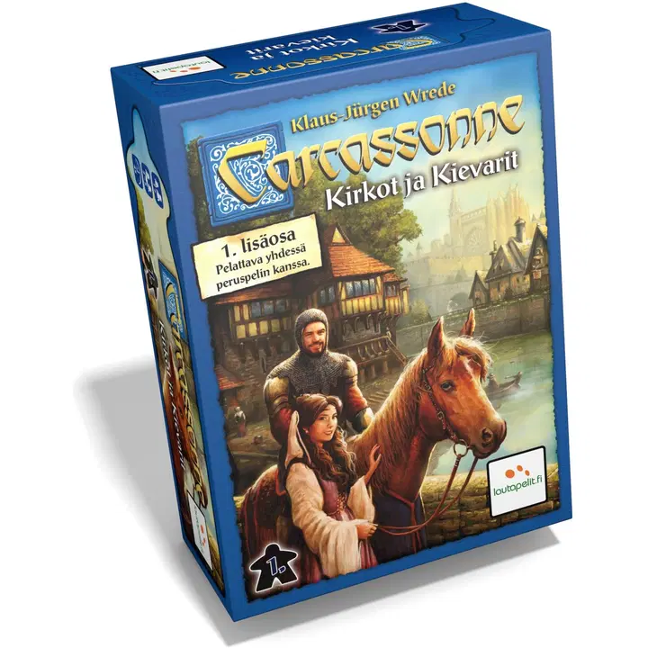 Lautapelit.fi Carcassone Kirkot ja kievarit - 1.lisäosa ikä 7+
