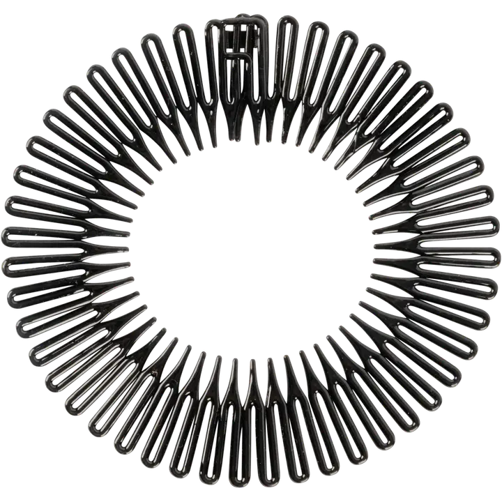 Ibero Hiuspanta spiraali musta 2kpl