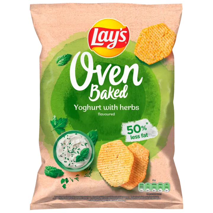Lay's kartulikrõpsud ahjus Küpsetatud Jogurti-Ja Ürtidemaitselised 180g