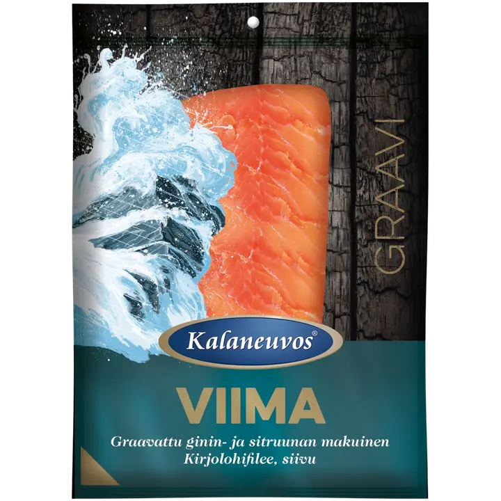 Kalaneuvos Graavikirjolohifilee siivu 100 g viima vak