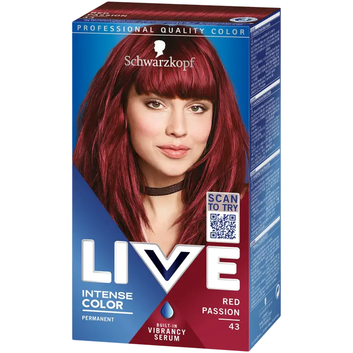 Schwarzkopf LIVE 43 Red Passion hiusväri