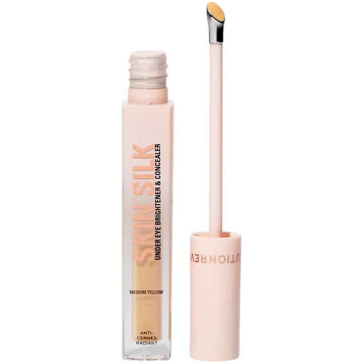 Makeup Revolution Skin Silk Radiant kirkastava silmänalusseerumi 4ml medium Yellow
