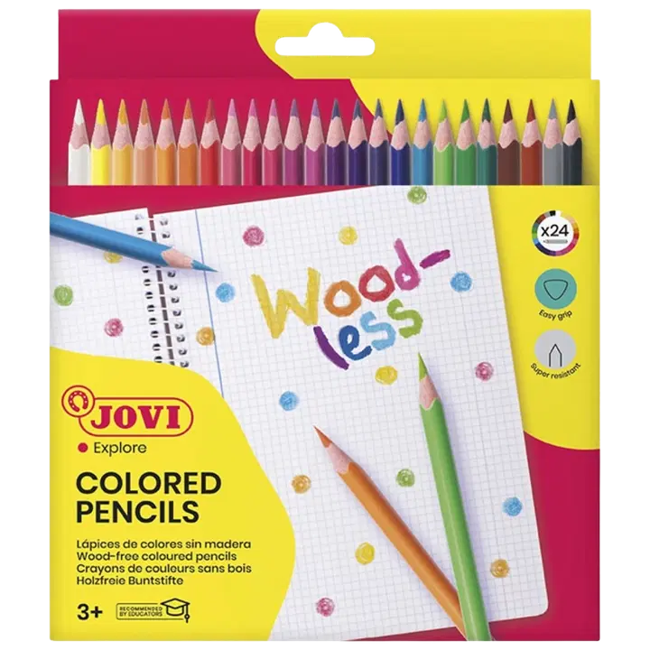 Jovi värvipliiats 24 värvi, kolmnurkne