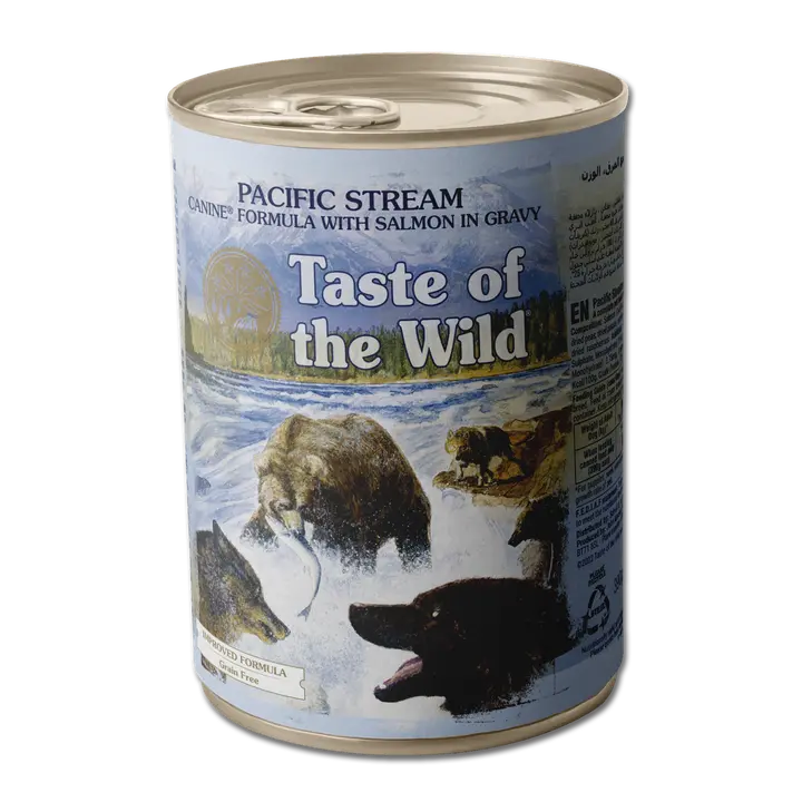 Taste of the wild wetlands pacific stream 390g can