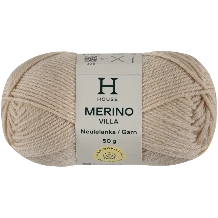 House lanka merinovilla 50g CNE-1833 light beige