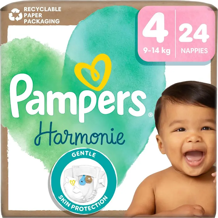 Pampers Harmonie S4 9-14 kg 24kpl vaippa