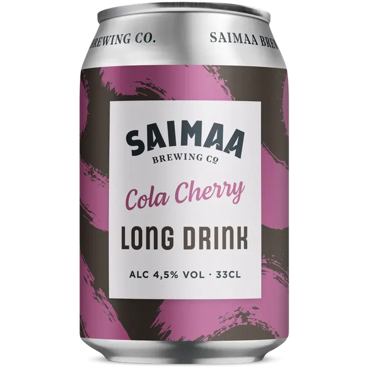 Saimaa Long Drink Cola Cherry 4,5% 0,33l tölkki