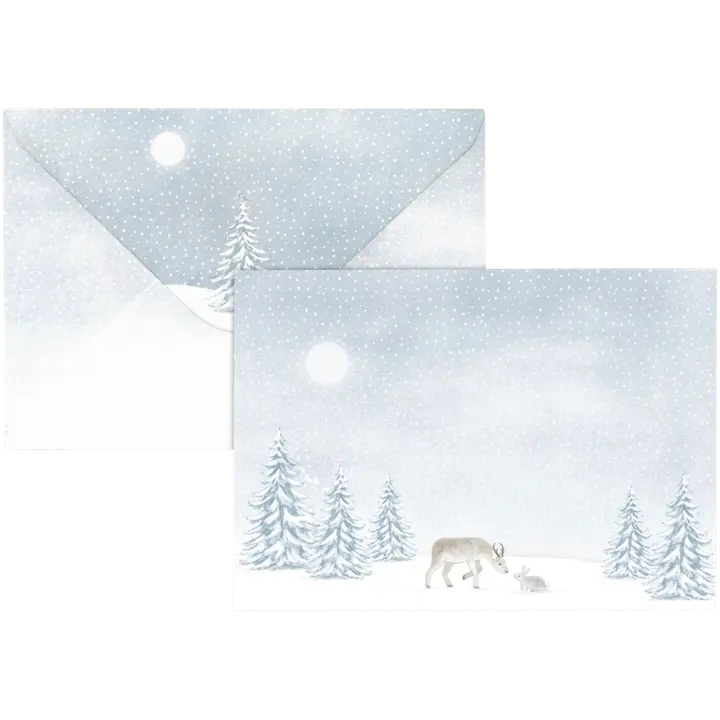 J.K. Primeco C6 Kirjekuori talvimetsä 10kpl/pkt