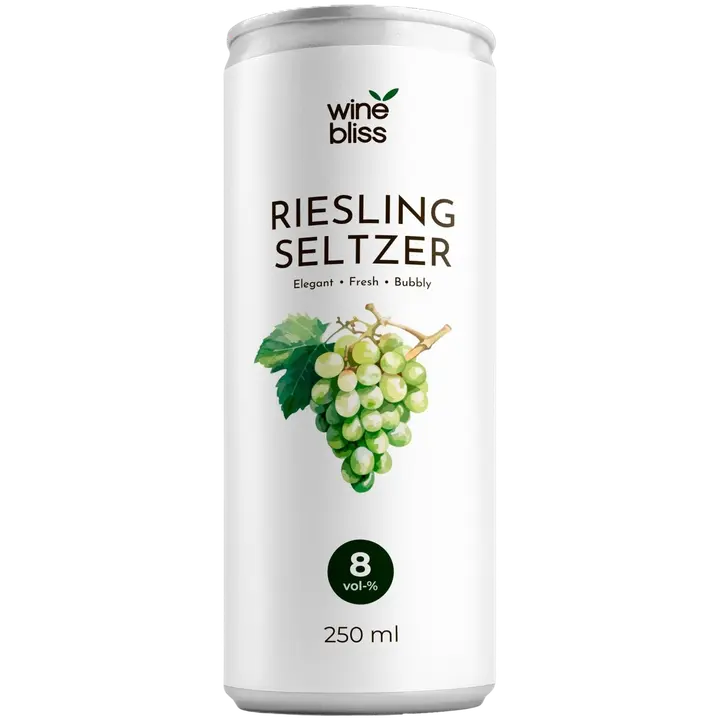 Wine Bliss Riesling Seltzer 8 % 250 ml tlk x 24