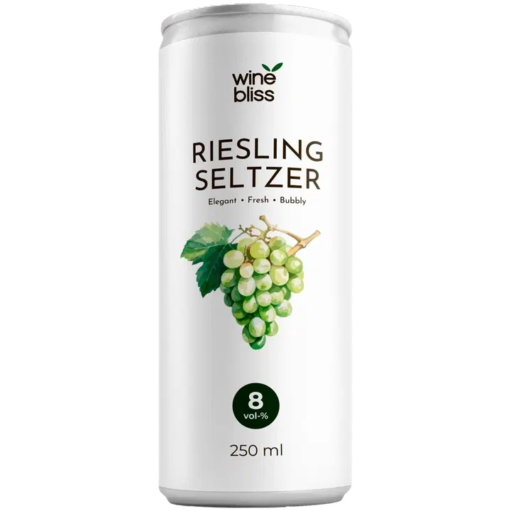 Wine Bliss Riesling Seltzer 8 % 250 ml tlk x 24