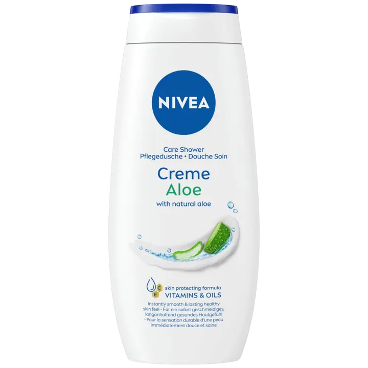 NIVEA 250ml Creme Aloe Shower Cream -suihkusaippua