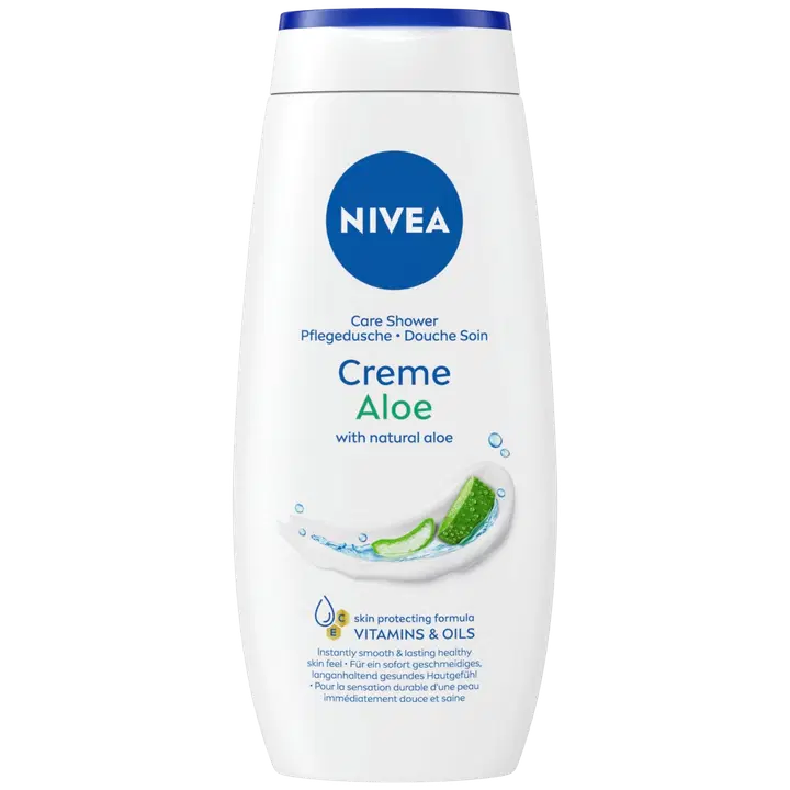 NIVEA 250ml Creme Aloe Shower Cream -suihkusaippua