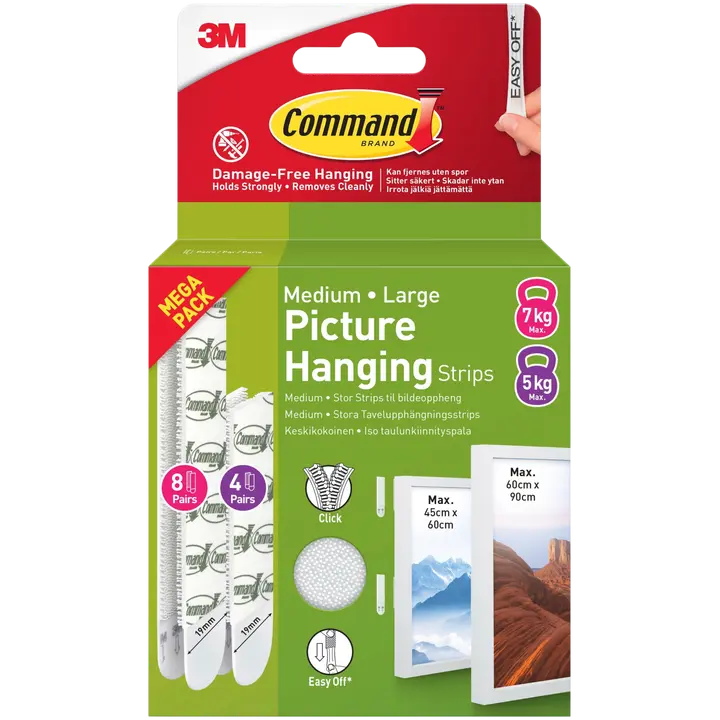 Command pildikinnitusribad M/L 24tk