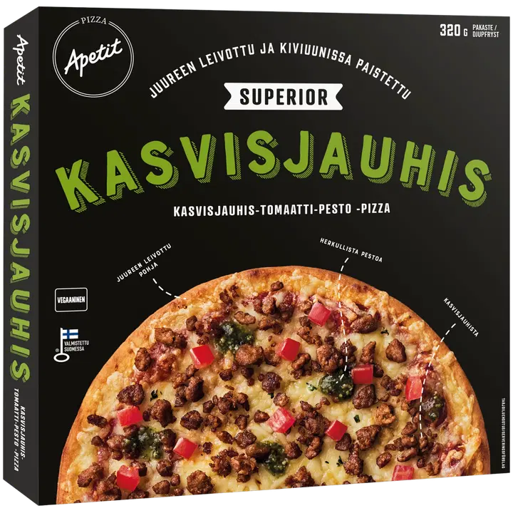 Apetit Superior Kasvisjauhis pizza pakaste 320g