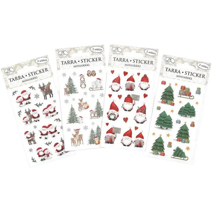 J.K. Primeco minitarra-arkki Jouluhahmot 2 2ark