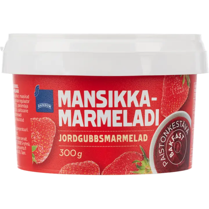 Rainbow 300g mansikkamarmeladi