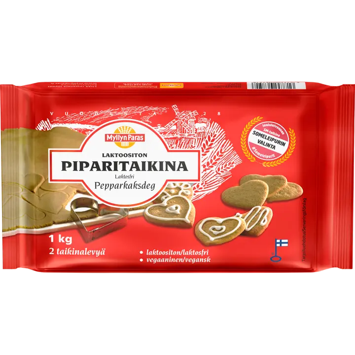 Myllyn Paras Laktoositon Piparitaikina 1kg pakaste