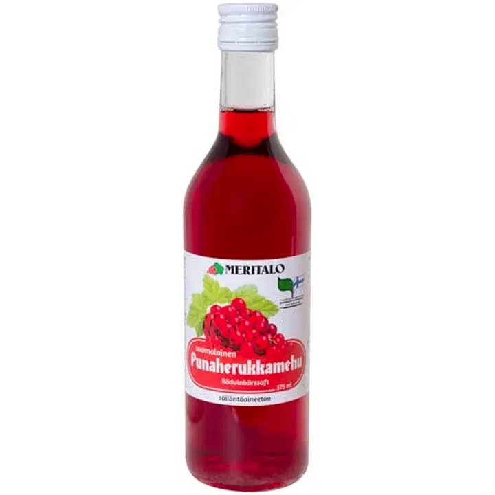 Meritalo Suomalainen Punaherukkamehu 375ml