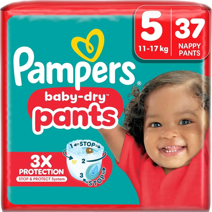Pampers Baby Dry Pants S5 11-17kg 37kpl housuvaippa