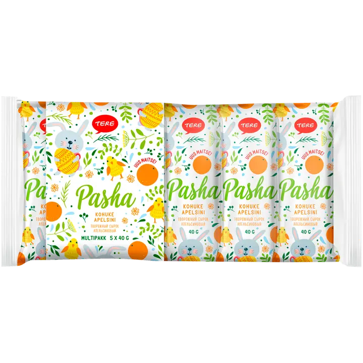 Tere Pasha kohuke apelsini, 5x40g